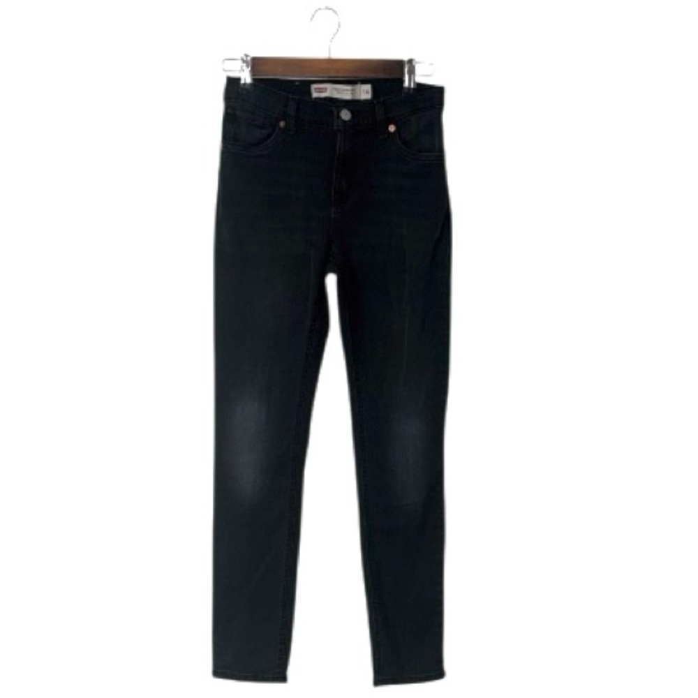 Levi’s 511 Black Jeans Performance Slim Fit Stretch Boys 14 27x29 Distressed